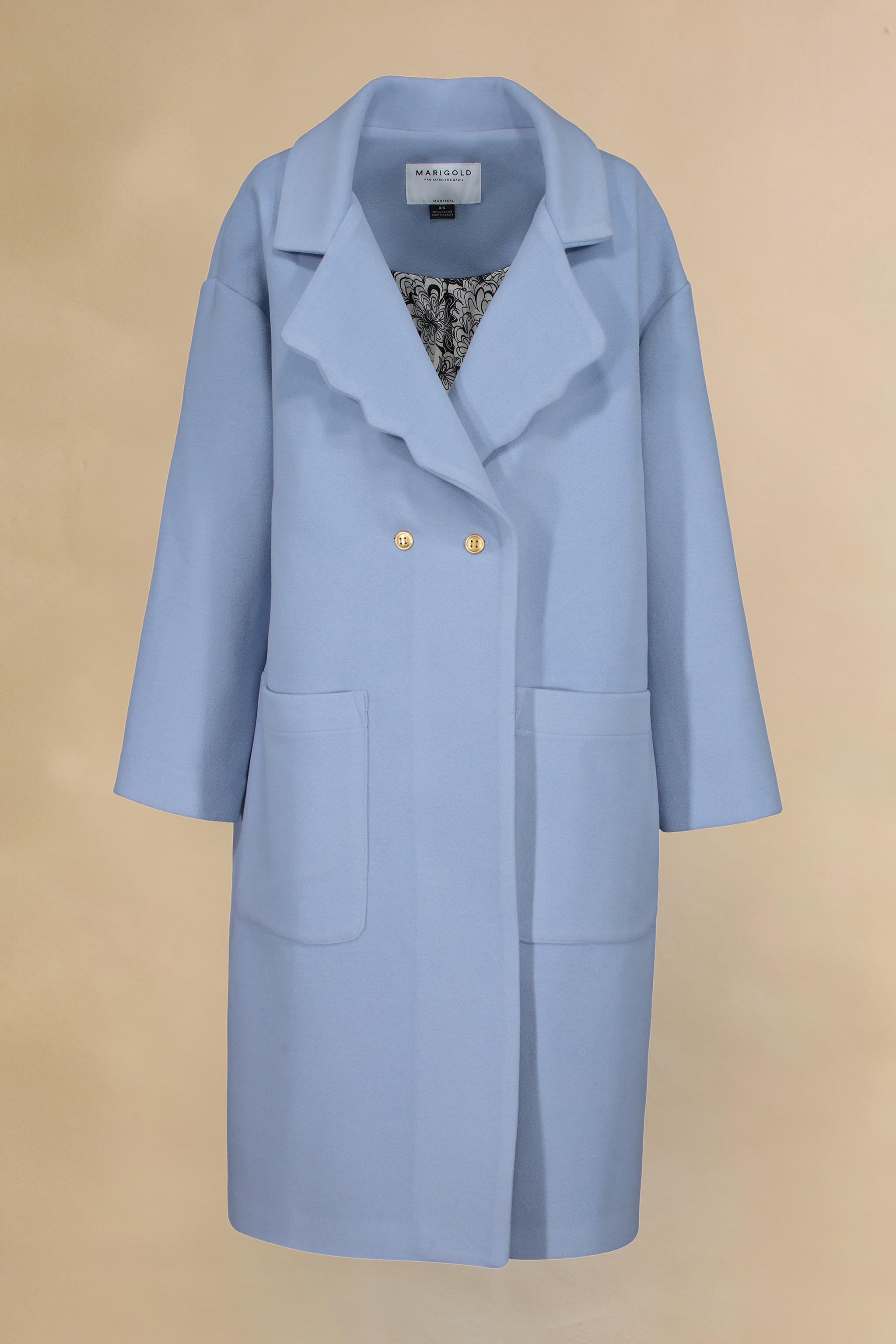 Manteau Marigold équitation Femme Laine Marine - Taille 12 (coupe étroite)