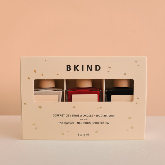 BKIND - Coffret de vernis à ongles - Les Classiques