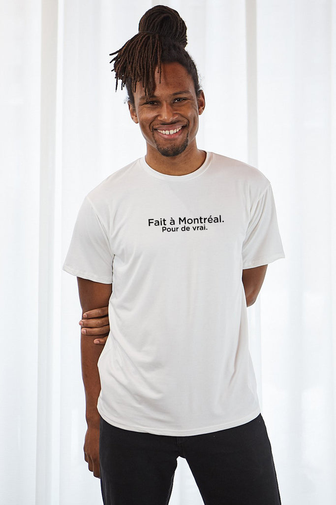 T-shirt HOMME imprimé - Fait à Montréal